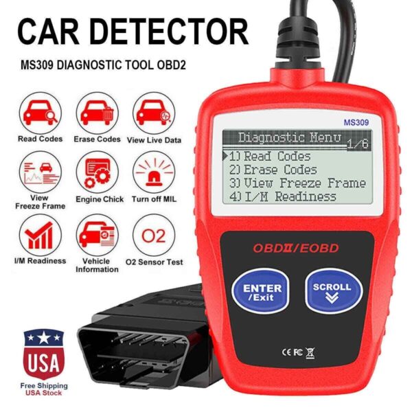 Autolink OBD2 CAN OBDII Auto Car Code Reader Diagnostic Scanner Tool - Image 2