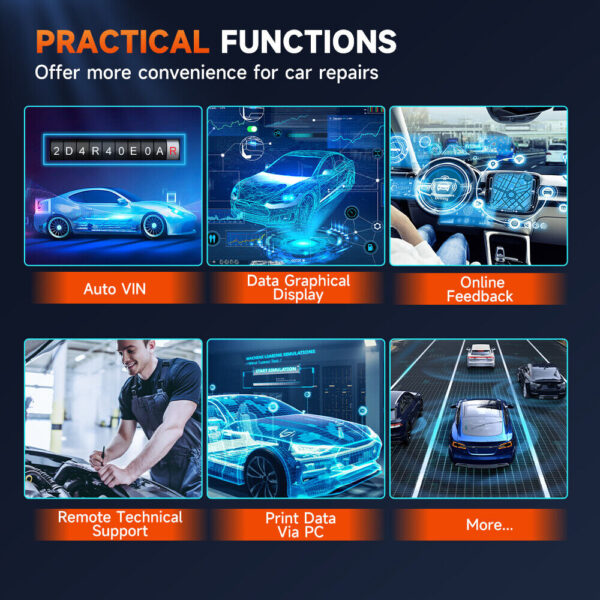 Automotive All Systems Bidirectional Diagnostic Scanner ABS SRS EPB BMS DPF TPMS - Image 6