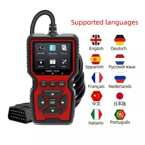 Automotive Car Scanner OBD2 Car Fault Diagnosis Tool Engine Fault Code Detector - Image 3