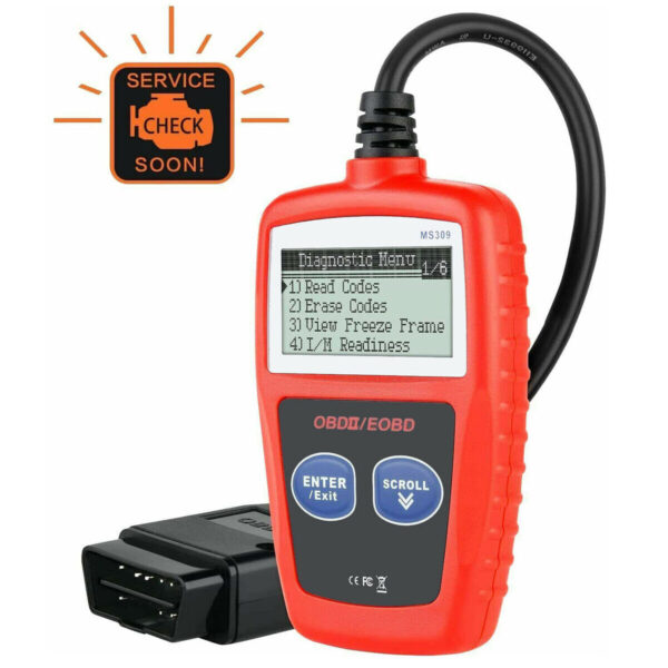 Automotive Code Reader OBD2 Scanner Car Check Engine Fault Diagnostic Tool - Image 5