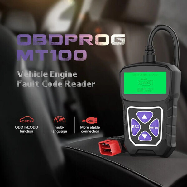 Automotive Diagnostic Scanner OBD2 Car Check Engine Light EOBD ODB2 Code Reader - Image 3