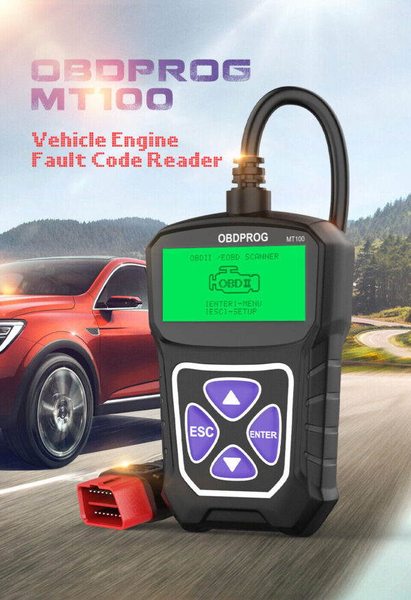 Automotive Diagnostic Scanner OBD2 Car Check Engine Light EOBD ODB2 Code Reader - Image 6