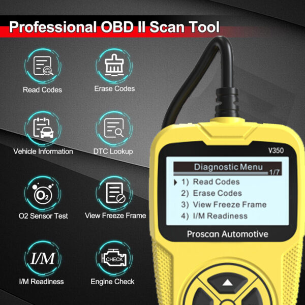 Automotive EOBD OBD2 Scanner Code Reader Car Check Engine Fault Diagnostic Tool - Image 6