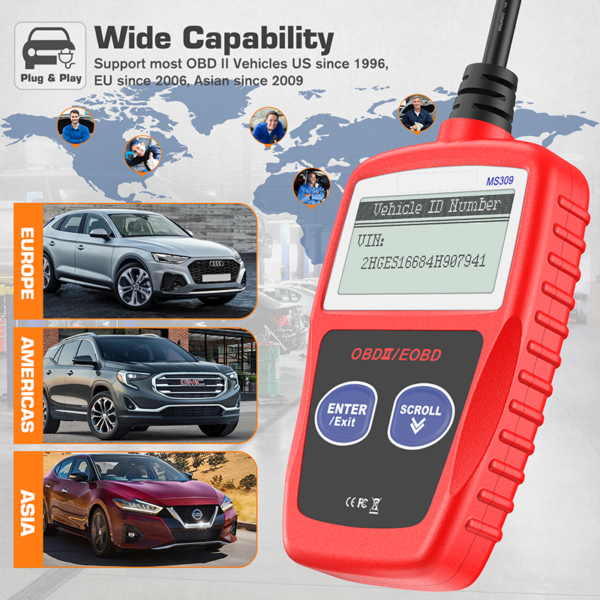 Automotive OBD Code Reader OBD2 Scanner Car Check Car Detector Diagnostic Tool - Image 2