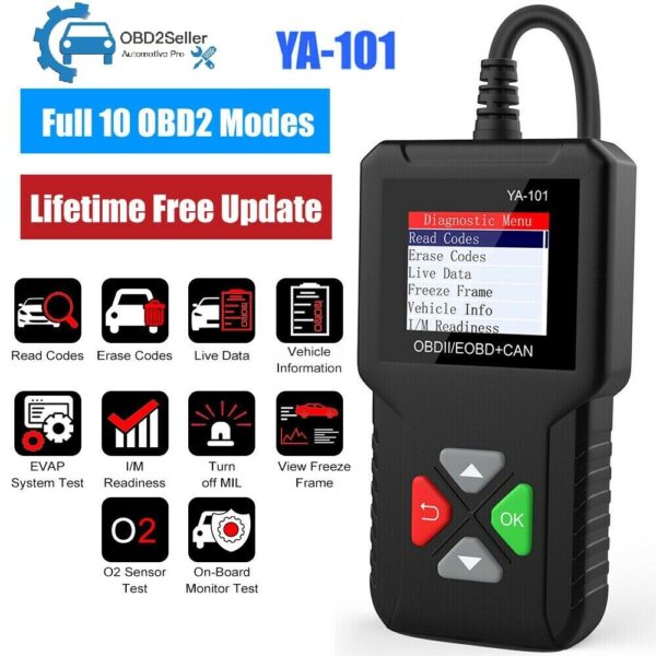 Automotive OBD Code Reader OBD2 Scanner Car Check Engine Fault Diagnostic Tool