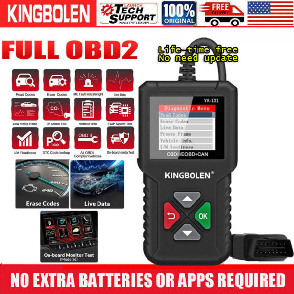 Automotive OBD Code Reader OBD2 Scanner Car Check Engine Fault Diagnostic Tool - Image 2