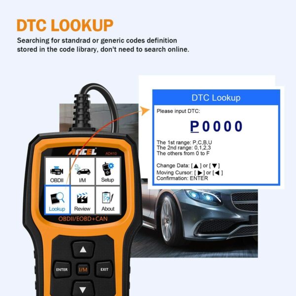 Automotive OBD2 Code Reader Scanner Car Engine Diagnostic Tool Shut off Light - Image 5