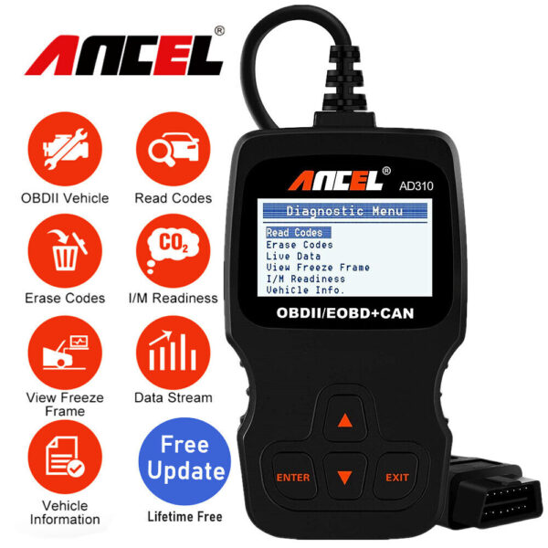 Automotive OBD2 Code Reader Scanner Car Engine Diagnostic Tool Shut off Light - Image 4