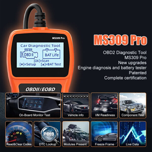 Automotive OBD2 Diagnostic Scanner Car Check Engine Light OBD Code Reader Fault - Image 3