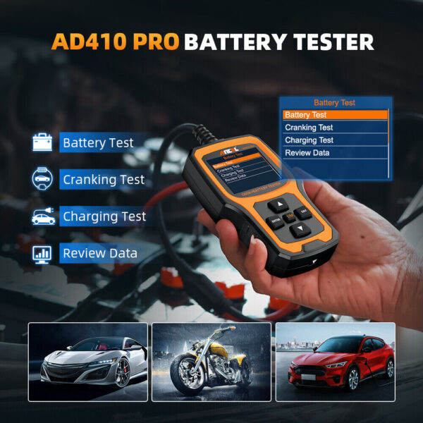 Automotive OBD2 Scanner Battery Tester Check Engine Code Reader Diagnostic Tool - Image 5