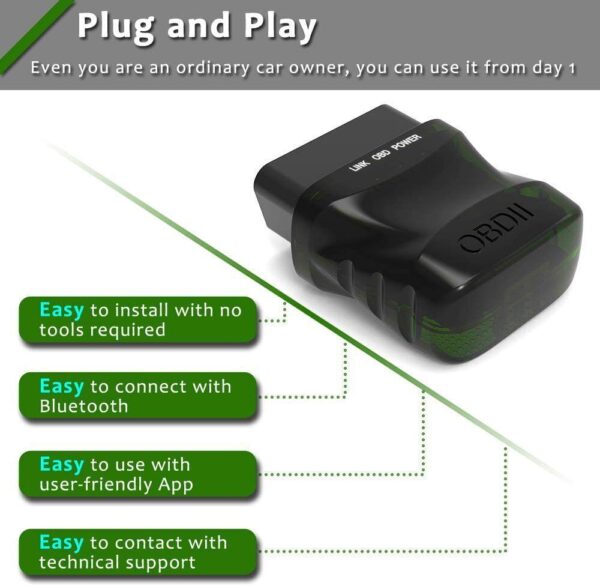 Automotive OBD2 Scanner OBD Code Reader Car Diagnostic Tool Check Engine Fault - Image 3