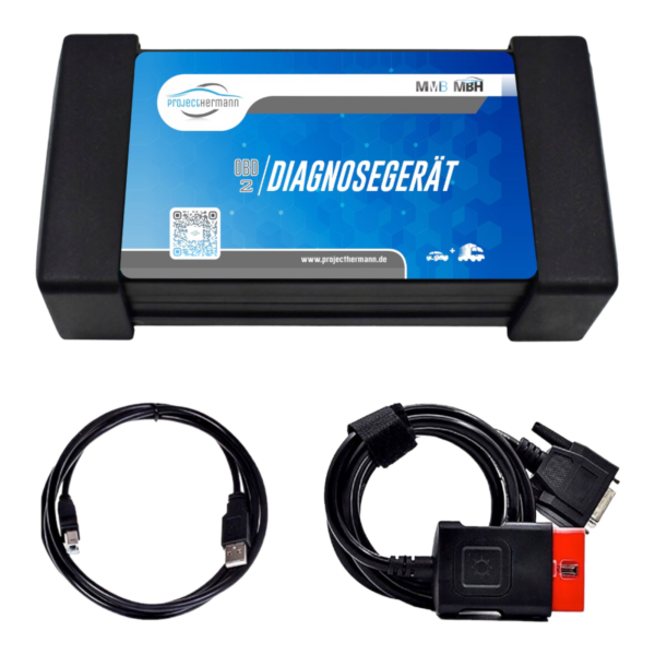 Automotive Professional Diagnostic Tool for Trucks and Cars 2022 2024 + Case eOBD OBD1 OBD2 Scanner- - Image 2