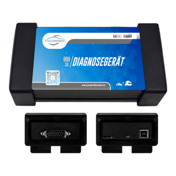 Automotive Professional Diagnostic Tool for Trucks and Cars 2022 2024 + Case eOBD OBD1 OBD2 Scanner- - Image 3