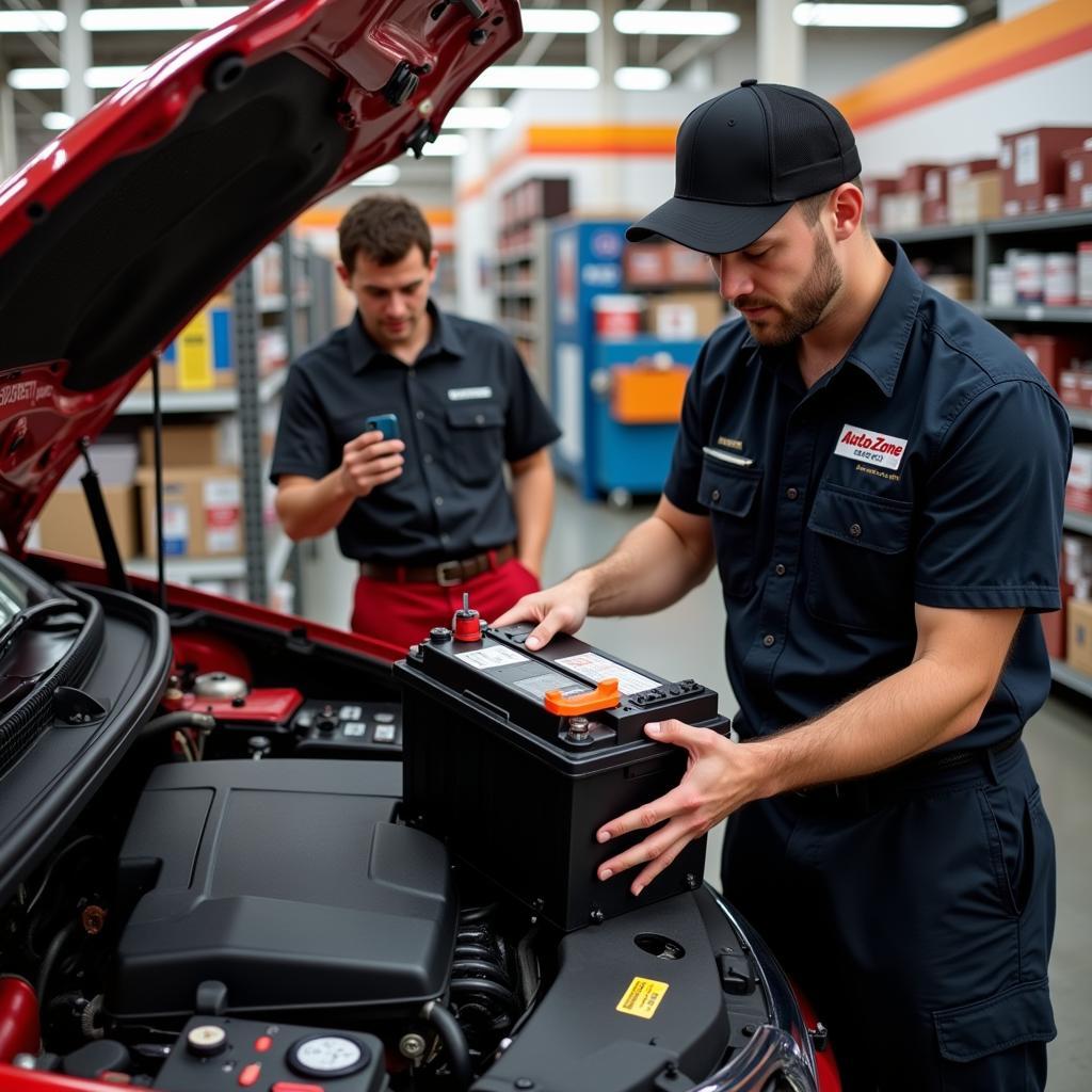 AutoZone Battery Installation Service