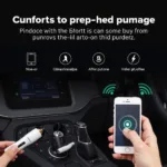 Reddit Recommended Auto-On Aux to Bluetooth Adapter