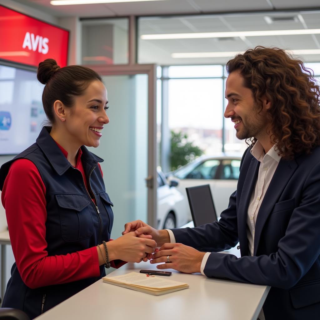 Avis Mystery Car Rental Agent