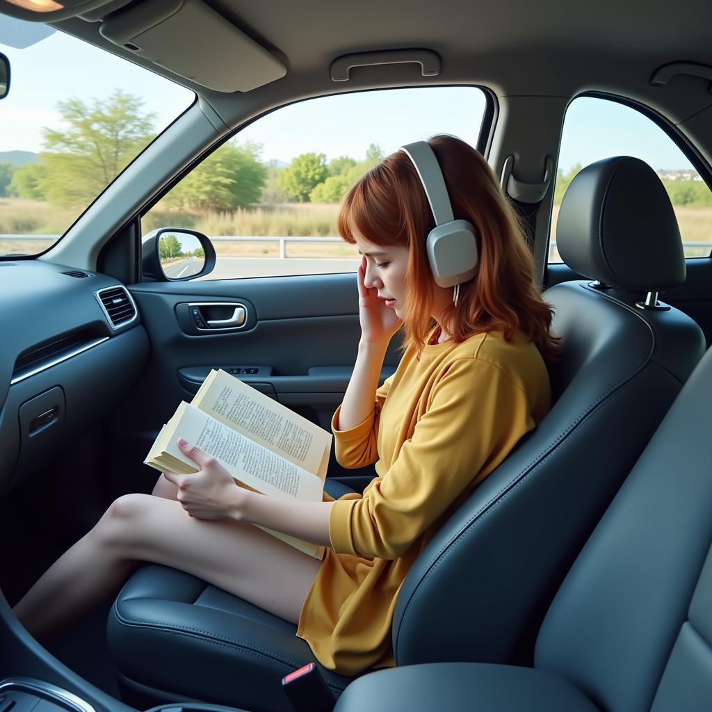 Reading in a Car and Car Sickness