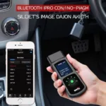 BAFX Bluetooth OBD2 Scan Tool Connected to Car