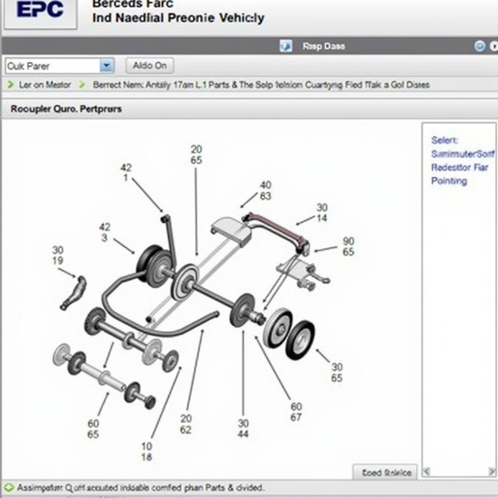 Benz EPC Parts Diagram