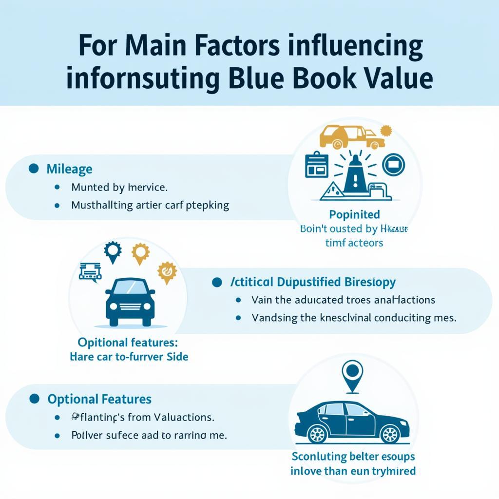 Factors Influencing Blue Book Value Infographic