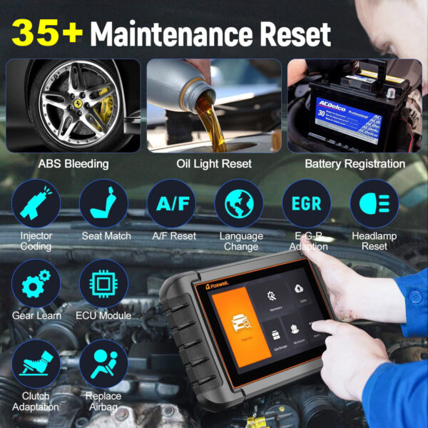 Bluetooth Bi-directional Diagnostic Code OBD2 Scanner Car Full System Reader - Image 6