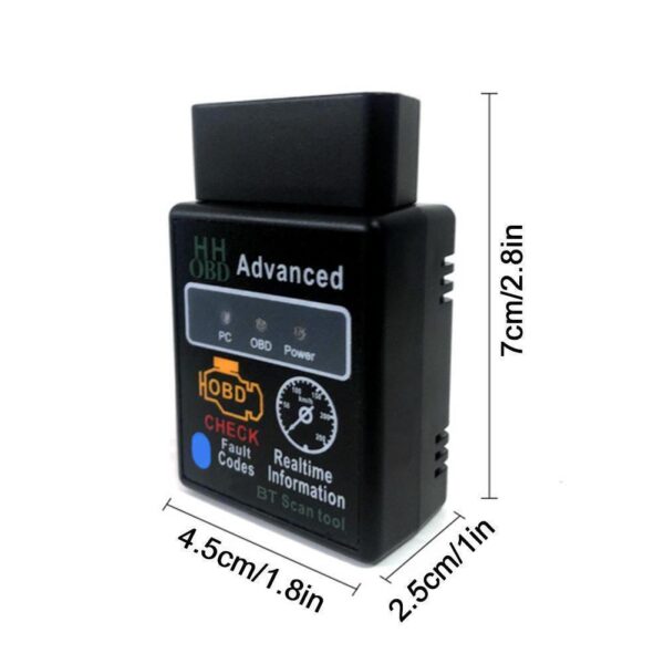 Bluetooth Compatible Car OBD2 Scanner Code Reader OBDII Diagnostic Also DE A3Y5- - Image 3