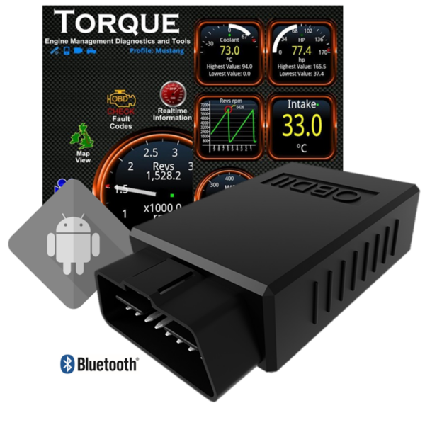 Bluetooth OBD2 OBDII Automotive Scanner For Android Torque Car Fault Code Reader - Image 2