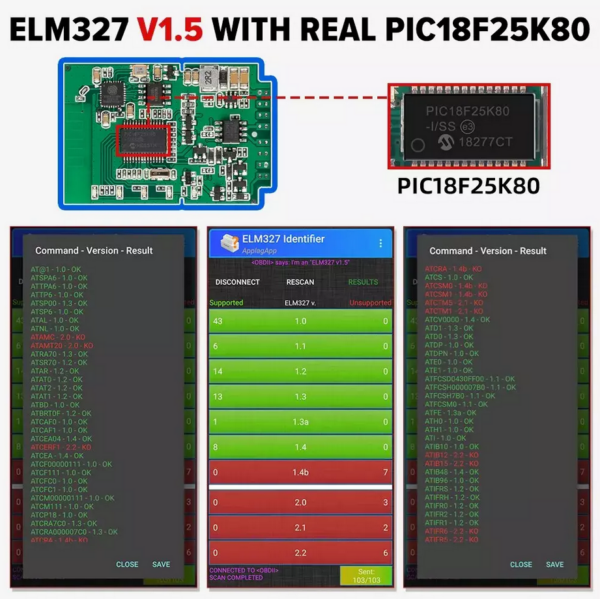 Bluetooth OBD2 OBDII Car Diagnostic Scanner Auto Fault Code Reader ELM327 - Image 5