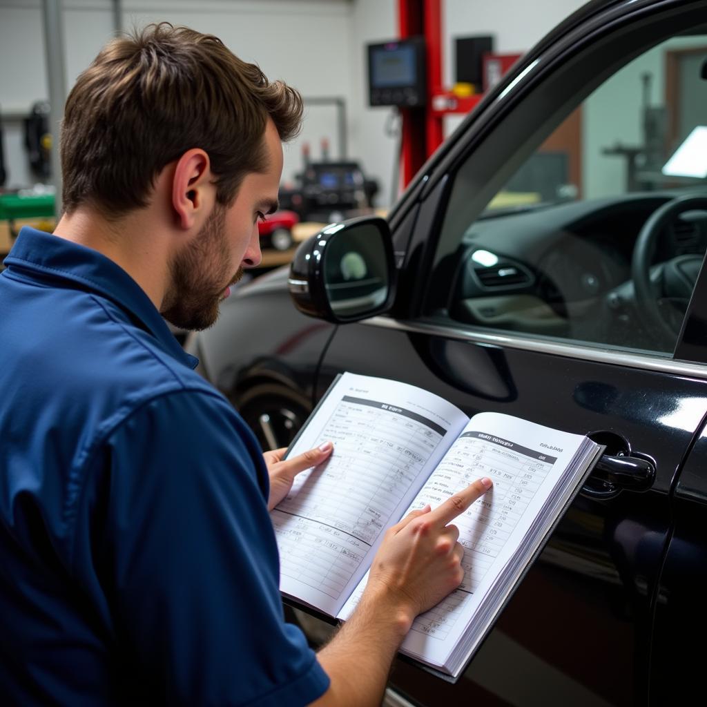 Checking the service history of a second hand BMW X5