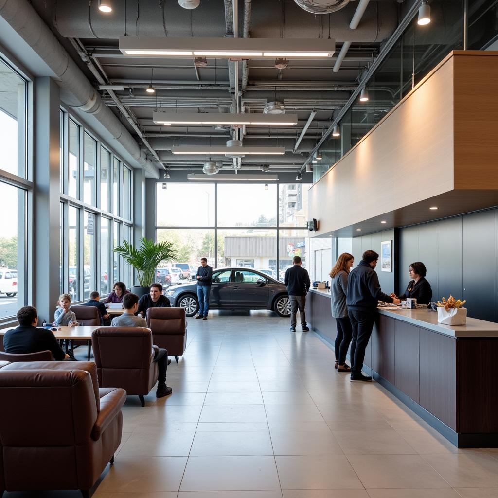 BUF Car Rental Center - Inside the Buffalo Airport car rental facility