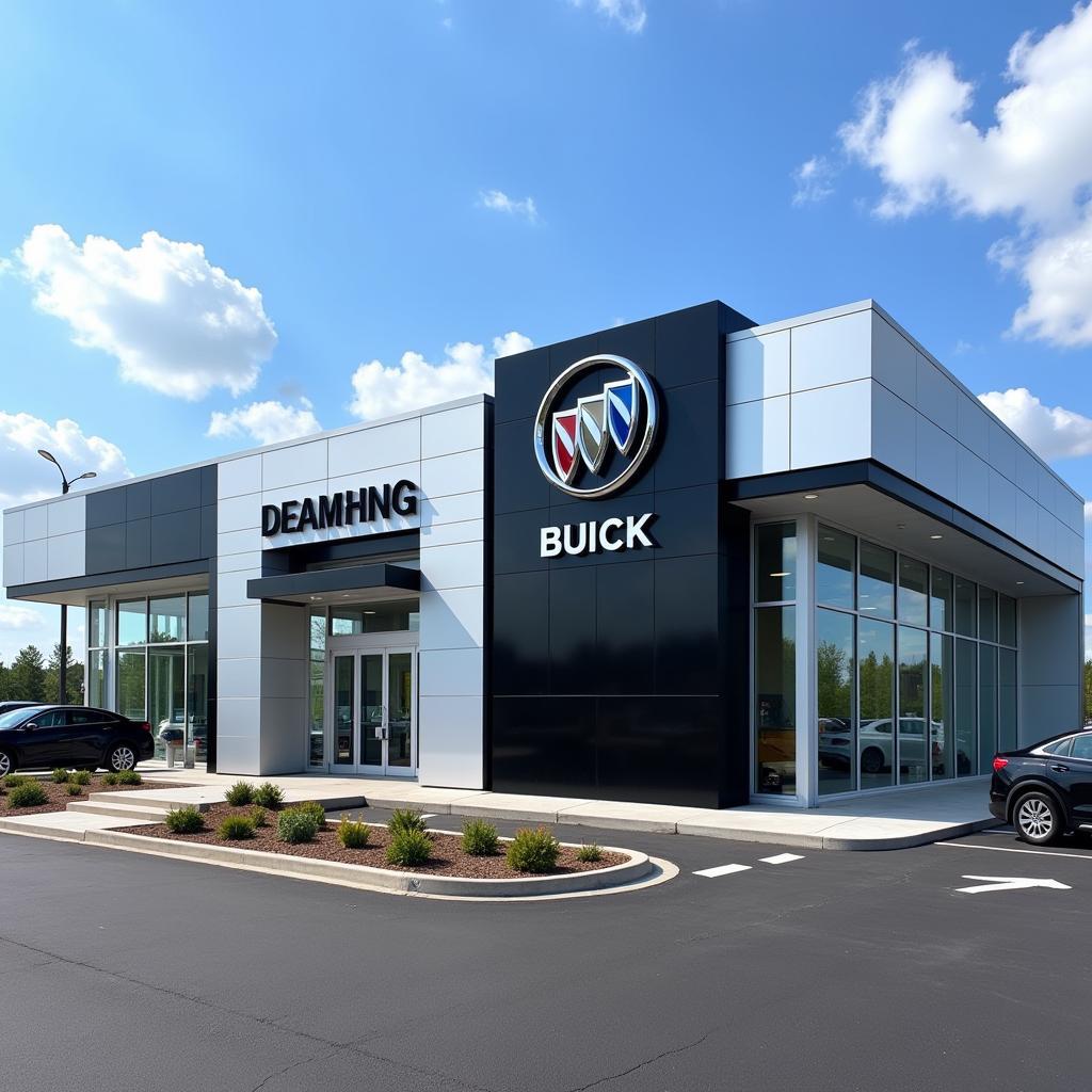 Modern Buick Dealership in the United States