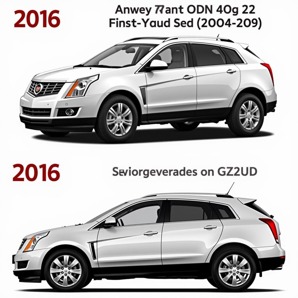 Cadillac SRX First and Second Generation Comparison