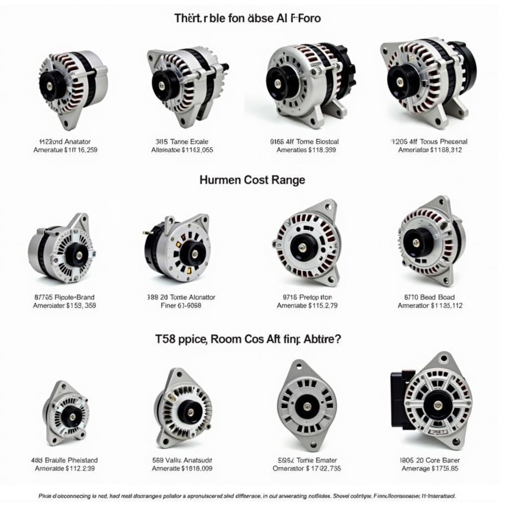 Different Types of Car Alternators and Their Associated Costs