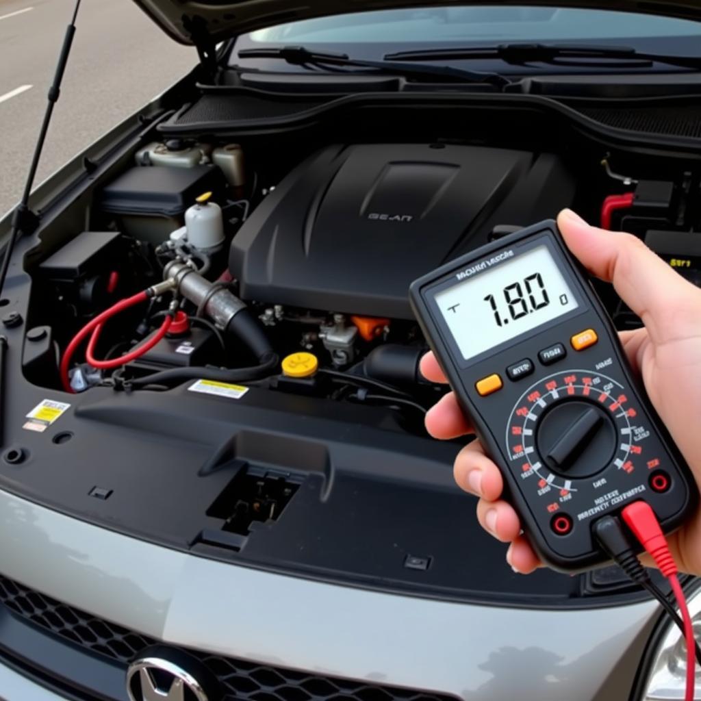 Testing Car Battery Voltage with Engine Running