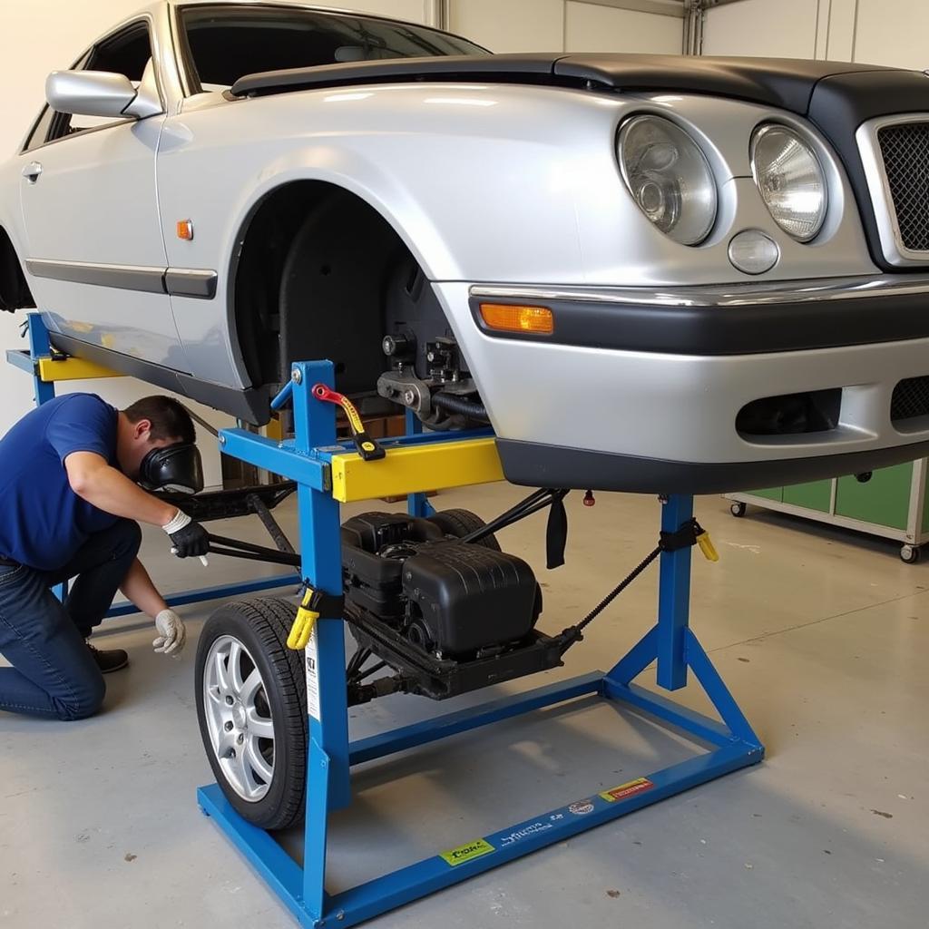 Safe Use of a Car Body Rotisserie