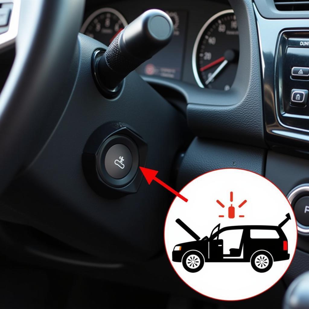 Car Bonnet Release Lever Location