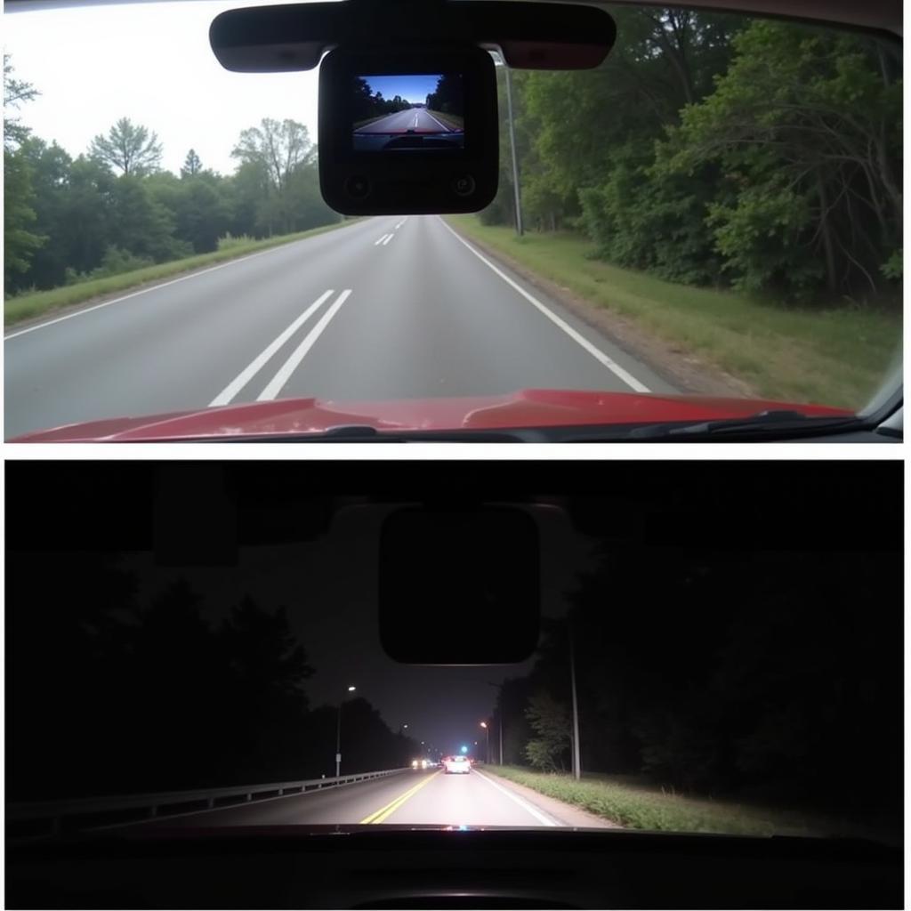 Car camera with night vision