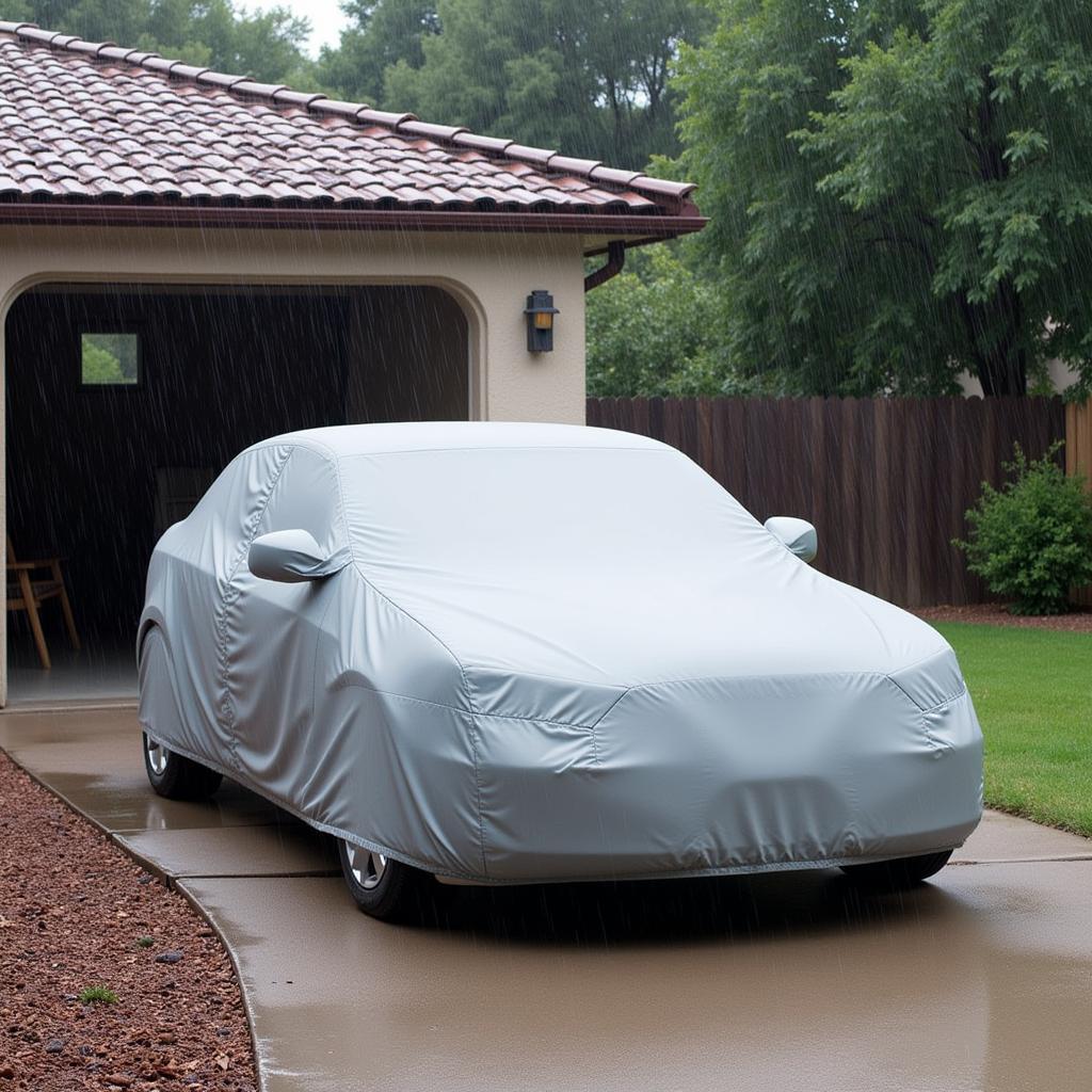 Car Cover for Monsoon Protection in Arizona