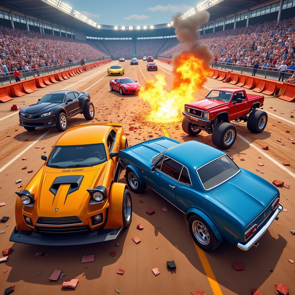 Demolition Derby Car Crash Game Screenshot