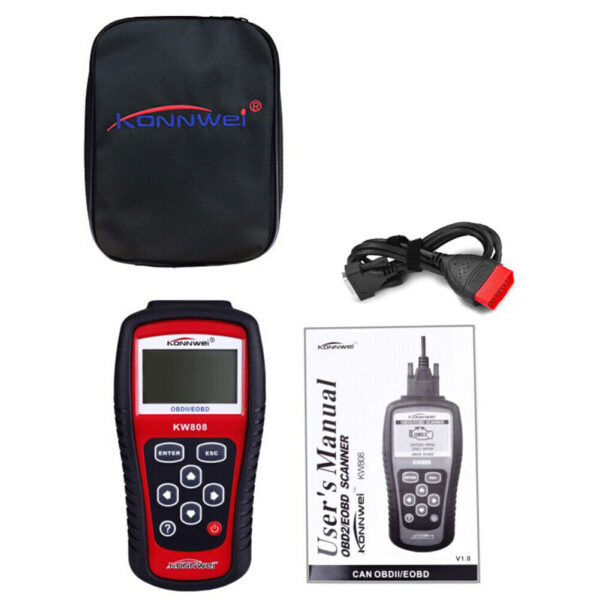 Car Diagnostic Scanner Code Reader Tester KW808 MS509 OBD2 OBDII EOBD Kit- - Image 6