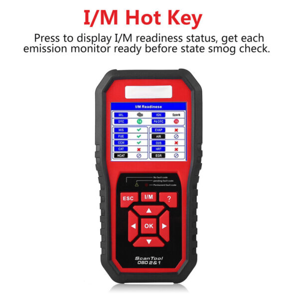 Car Diagnostic Scanner KW850 OBDII OBD2 EOBD Car Diagnostic Scanner - Image 3