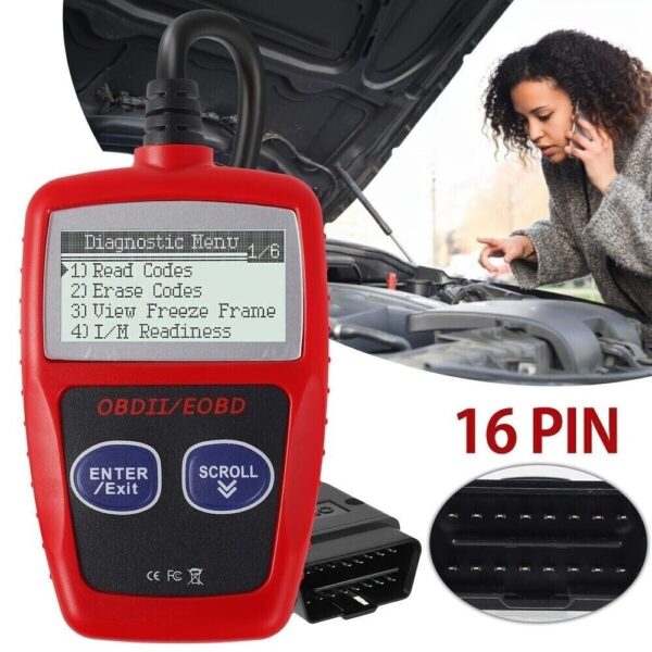 Car Diagnostic Tool OBD2 Code Reader Scanner Professional Full System Automotive - Image 2