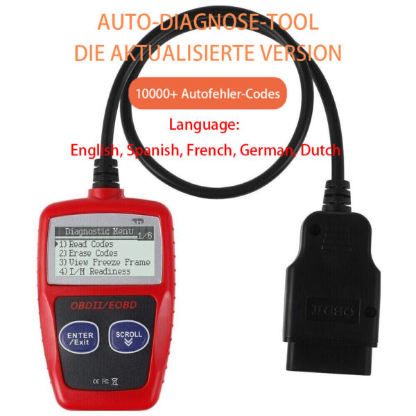 Car Diagnostic Tool OBD2 Code Reader Scanner Professional Full System Automotive - Image 3