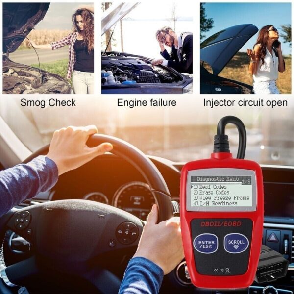 Car Diagnostic Tool OBD2 Code Reader Scanner Professional Full System Automotive - Image 4