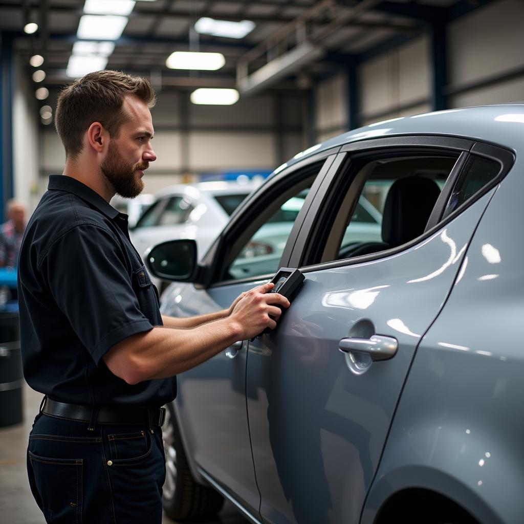 Car Inspection at a New Jersey Auction