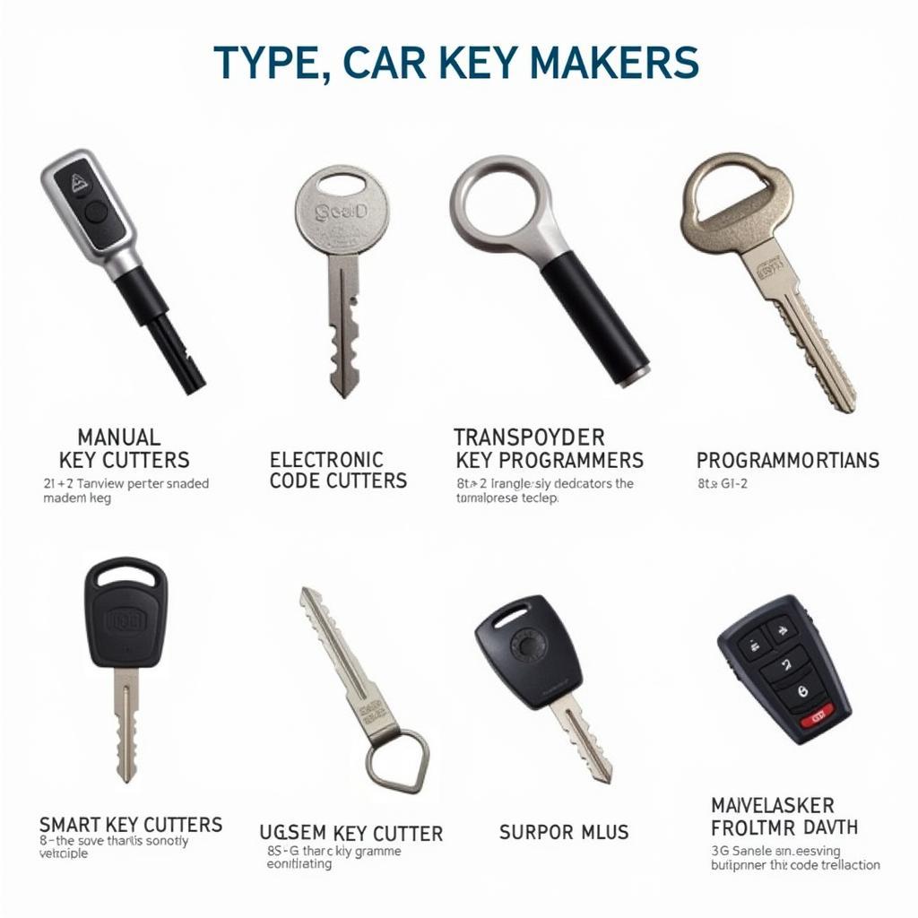 Different Types of Car Key Makers