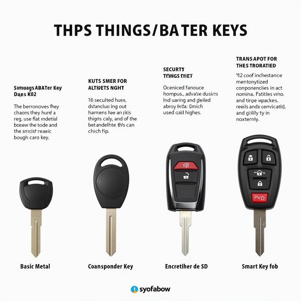 Car Key Types Comparison