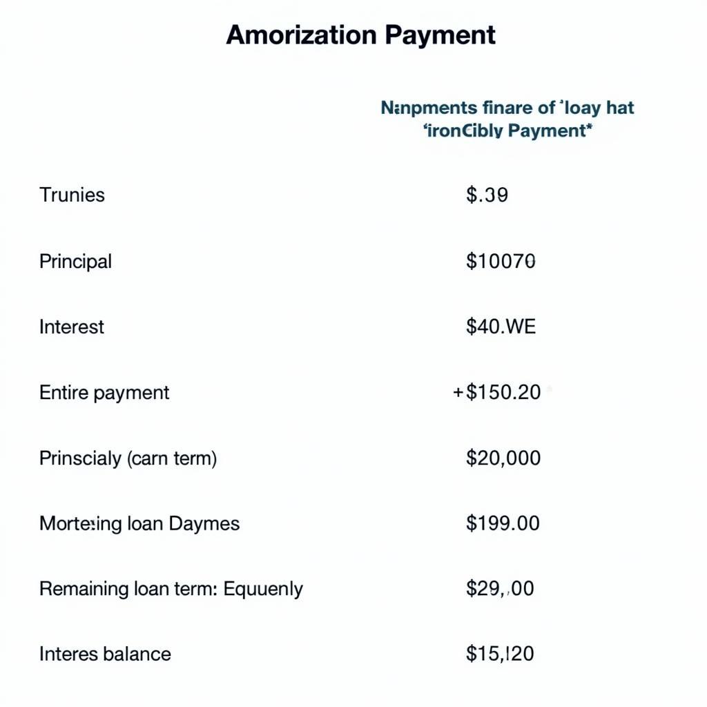 Car Loan Amortization Schedule