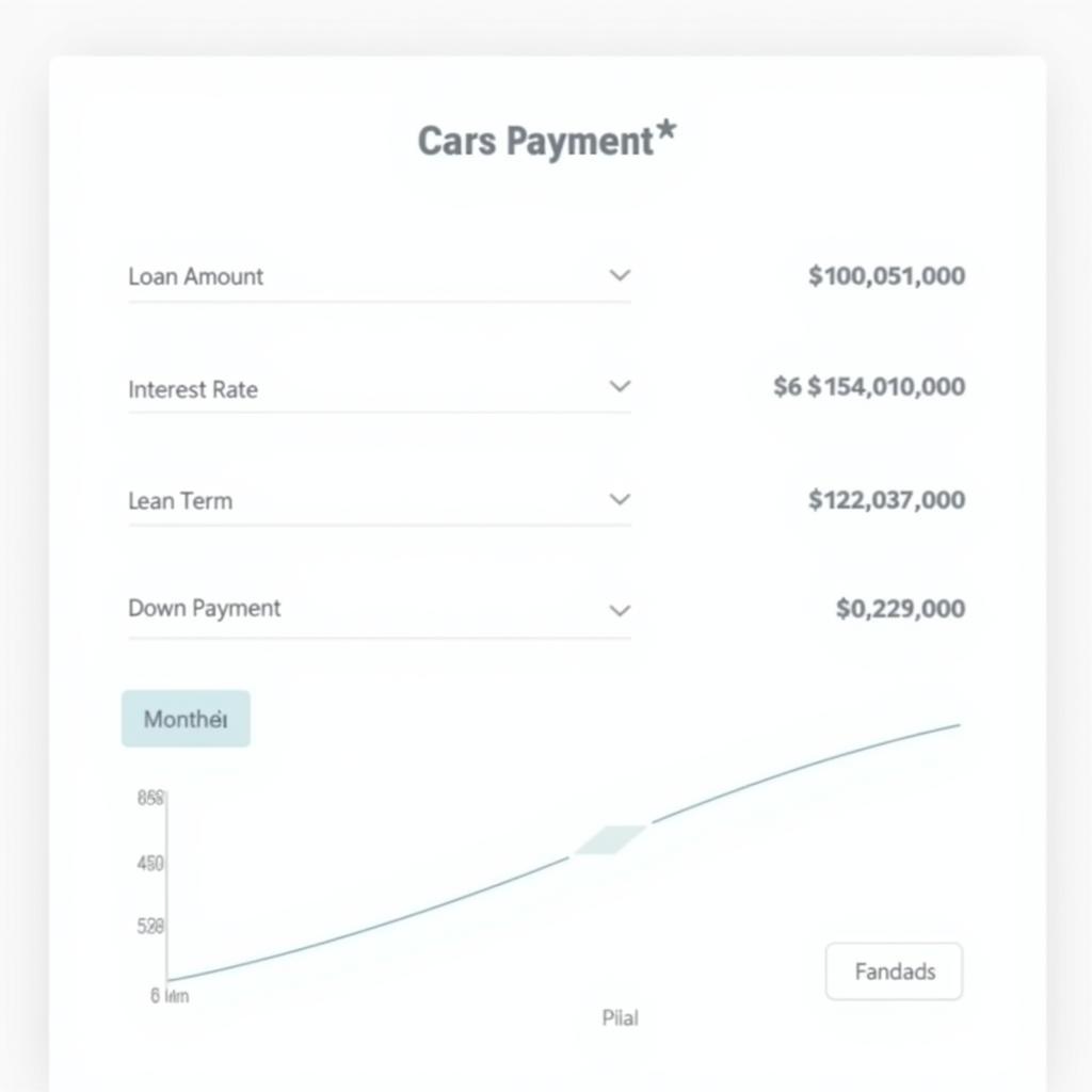 Car Loan Calculator Interface