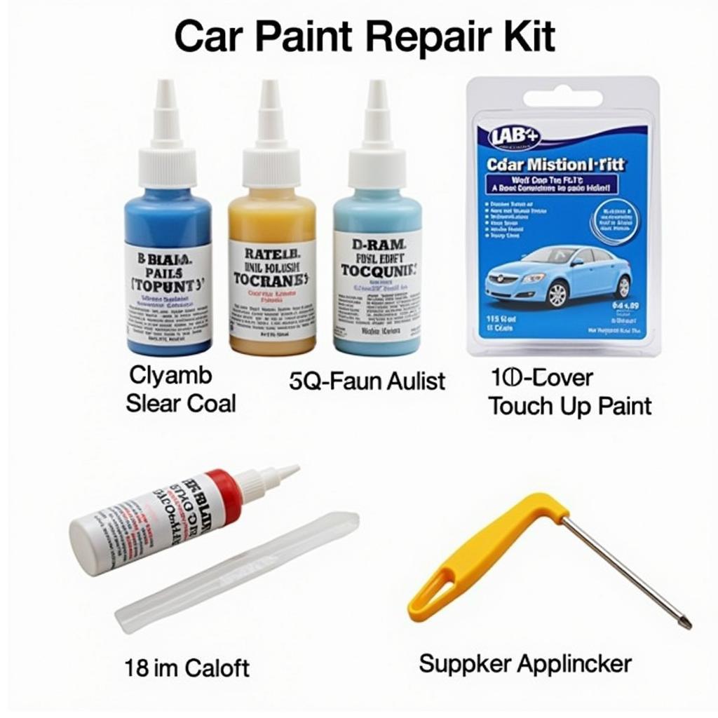 Car Paint Repair Kit for Minor Scratches and Chips